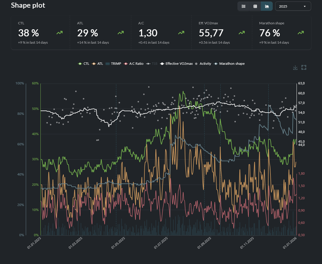 Runalyze - Training Load model