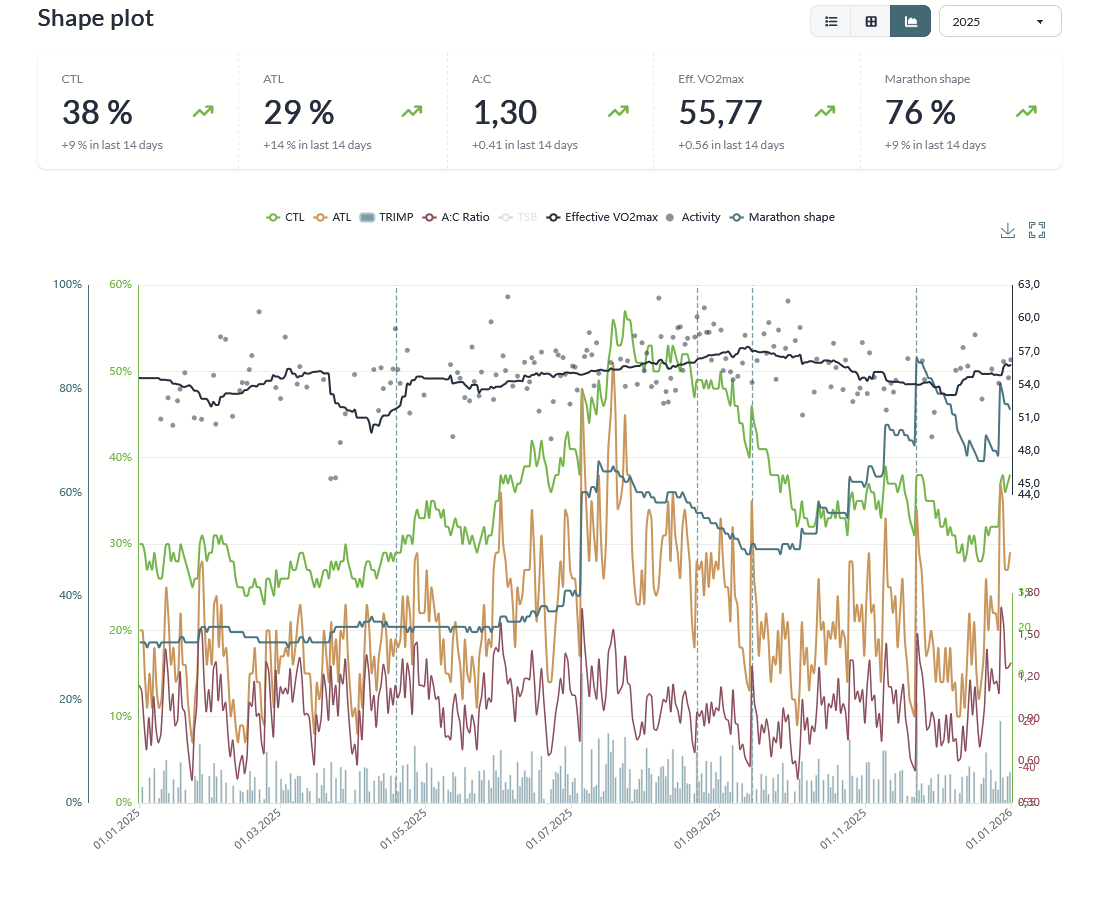Runalyze - Training Load model