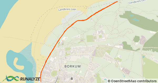Laufen (Regenerationslauf): 00:30:19h – 5,09 km – Promenade > Seeblick und zurück